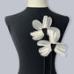 LaceBloom Flower Brooch Set