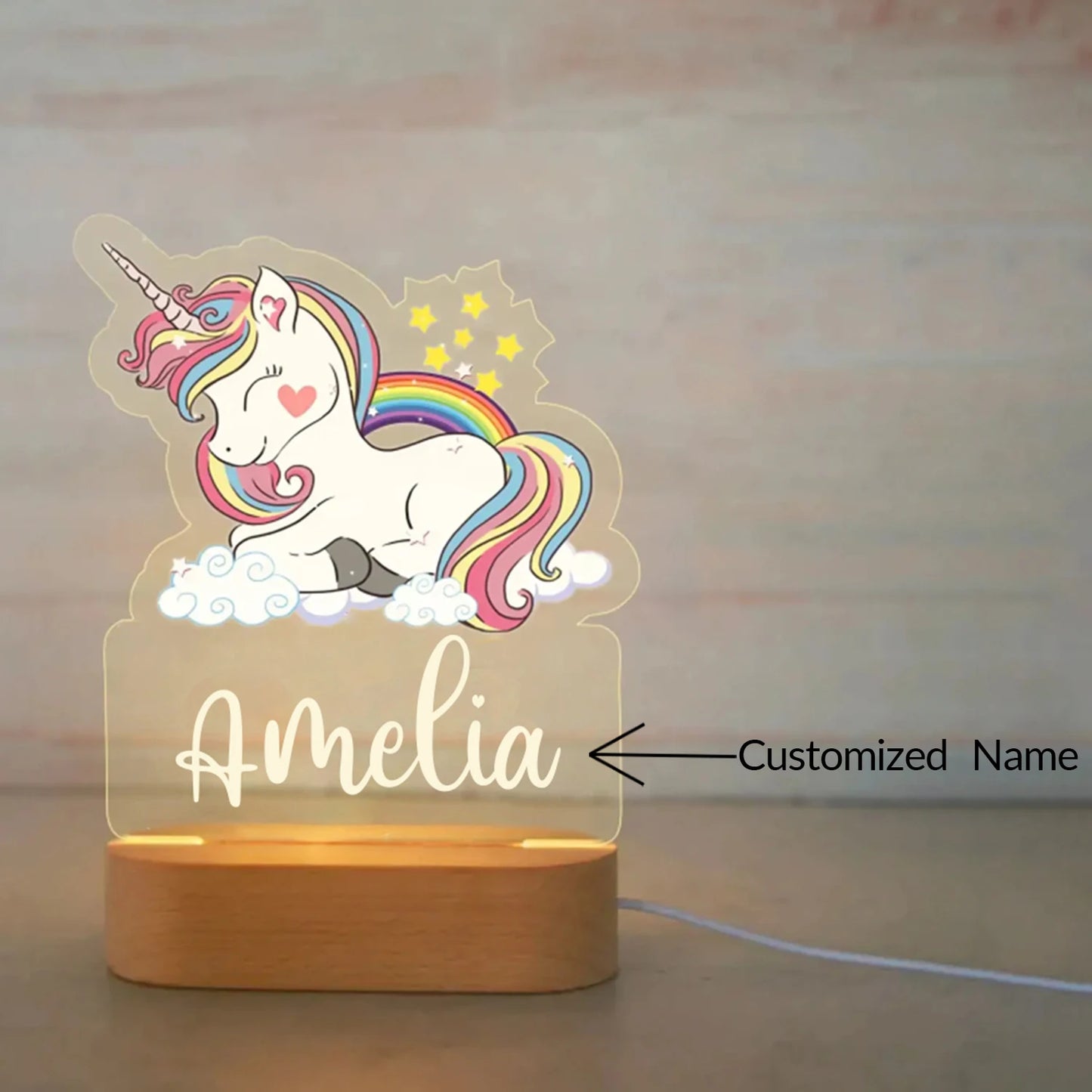 Customized Children's Animal Night Light